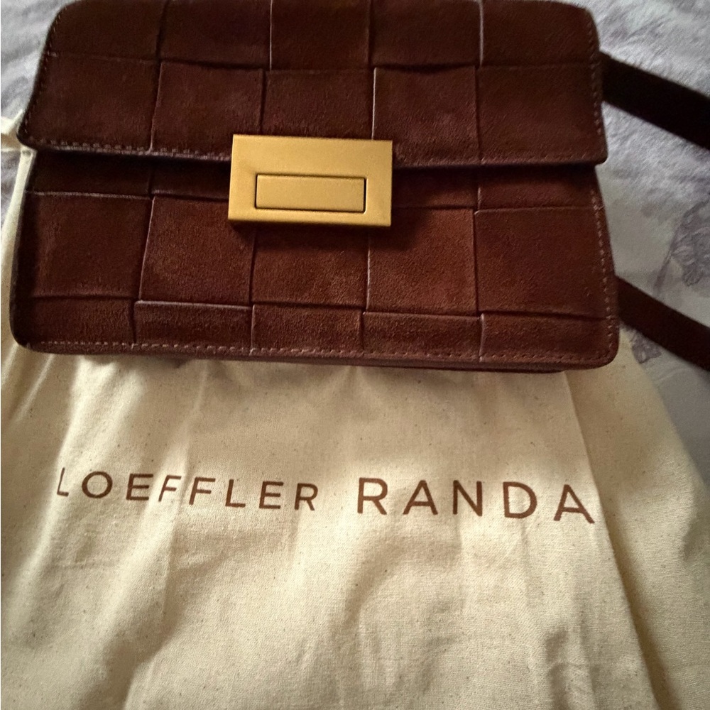 Loeffler Randall Chocolate Brown Crossbody Bag